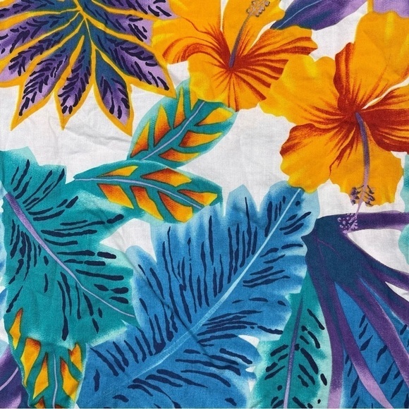 Vintage Aloha Shirt Hilo Hatti Hawaiian Button Beach Vacation Floral Summer XL - Picture 6 of 13